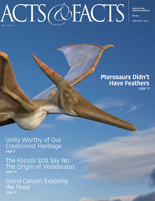 ICR's Acts & Facts monthly news magazine